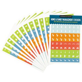 Home & Family Management Planner Stickers (over 900 stickers to keep track of your household)