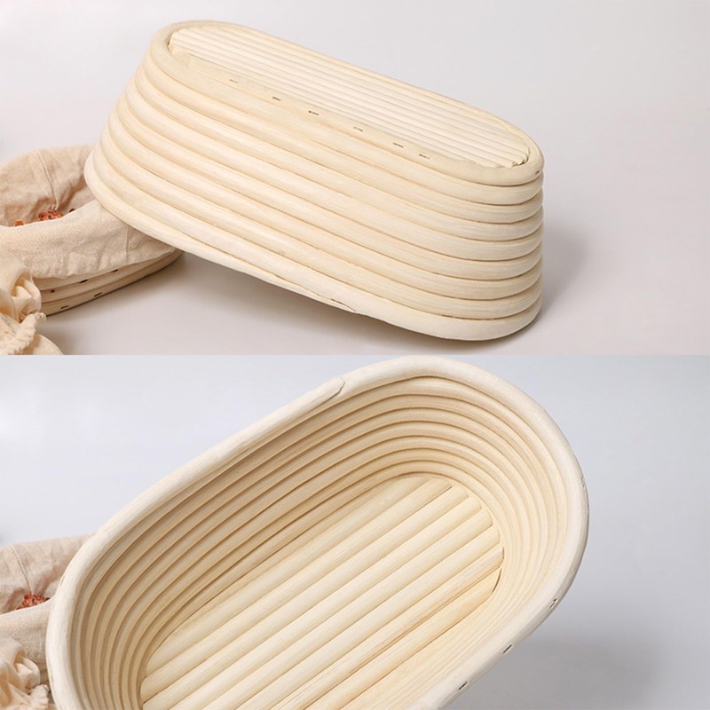 Sourdough Proving Basket, 10inch/25cm Bread Banneton Proofing Basket Set, Natural