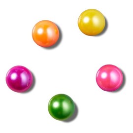 Crocs Shoelace Charm, Colorful Pearl, 5 Pack, Colorful Pearl, Free, colorful pearl