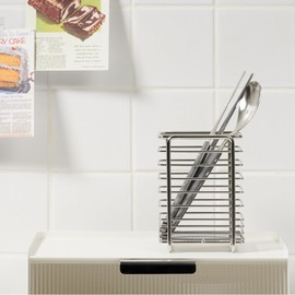 JAJU [JAJU] Stainless Steel Wire Cutlery Holder