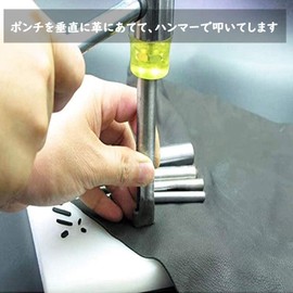 Hole Punch Oval Leather Craft Punch Punch Oval Shape DIY Tool Hole Tool Set of 3 3x6mm 3x8mm 4x7mm