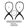 STUDIO LIMITED Portable Durable Fording Wig Stand Wig Dryer Stable