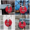 DELSWIN Outdoor Combination Padlock - 4 Digit Heavy Duty Disc