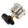 Inline -an to 1/8" NPT Pressure Gauge | 0-100 PSI