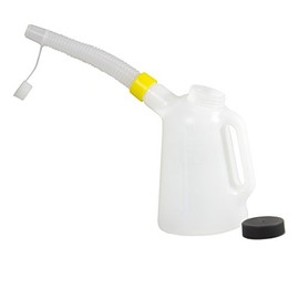 WirthCo 94360 1 Quart 1 Liter Translucent High Density Graduated Measuring Container, White