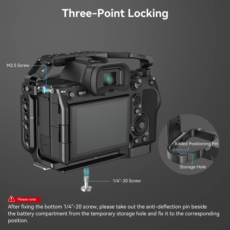SmallRig Full Camera Cage for Sony Alpha 7R V/IV/S III/A7R