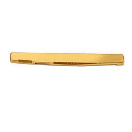 CORHAD Brass Gold Plated Guitar Bridge Saddle Replacement for Acoustic Folk Guitars Enhanced Tone and Sustain Durable Parts