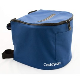Caddycan - Portable Trash Can for Boating | Tough and Durable Storage Bag for Use with Kayaking, Boating, Camping, Hiking, Beach, Fishing | Collapsible, Multi-Purpose, Standard Size, Marine Blue