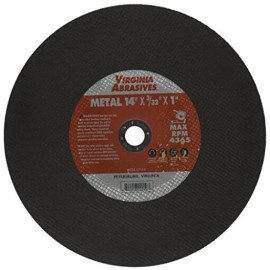 VIRGINIA ABRASIVES 424-17114 14x3/32x1 MTL Saw Blade