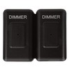 Facon 12Volt Touch Double Dimmer Switch,100W Max, PWM Wall Mount