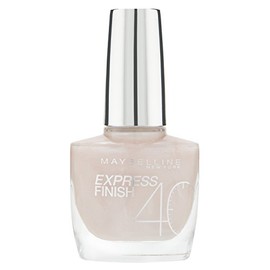 Maybelline New York Make-Up Nailpolish Express Finish Nagellack Sweet Rose/Ultra schnelltrocknender Farblack in glitzerndem Hellrosa, 1 x 10 ml