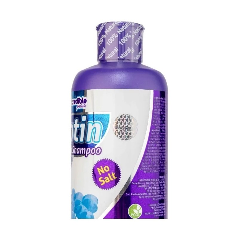 Shampoo Sal Biotina Anticaida Crecimiento Labs Ncredible 950ml