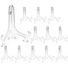 Artliving 3 Inch Clear Plastic Easels or Stand/Plate Holders to