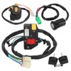 M MATI Handlebar Key Starter Relay Switch Kit for Honda