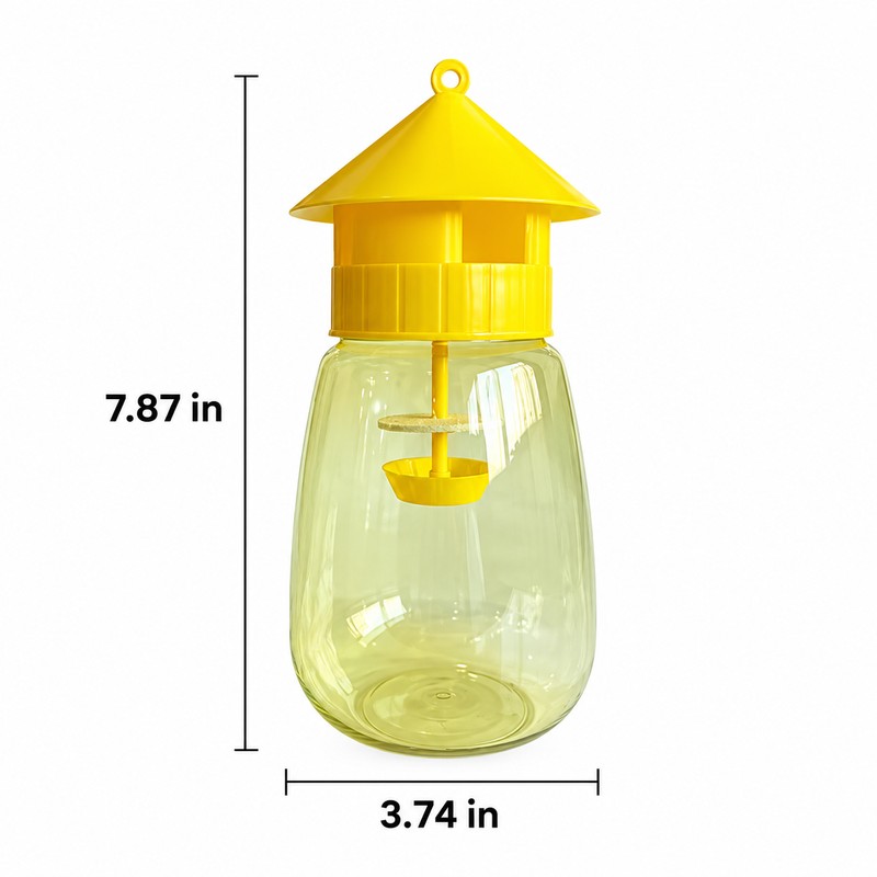 Reusable Fruit Fly Trap for Gardens and Orchards – Yellow