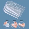 Two Pairs Overpronation Insoles,3 Layers Adjustable Heel Wedge Corrective Inserts,Correction