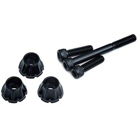 Kuryakyn 5722 Motorcycle Accent Accessory: Decorative Windshield Screws for 2015-19 Harley-Davidson Road Glide Motorcycles, Gloss Black
