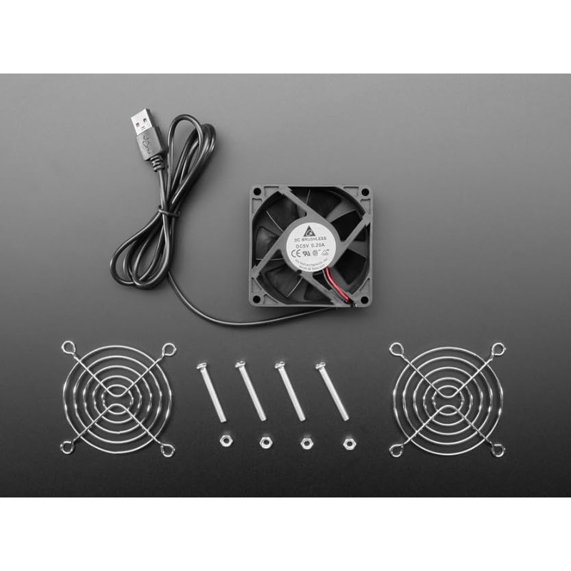 5V Square USB Fan - 7 cm - SKU 6120
