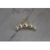 Seleny Pearl Claw Clips (Clear, 11 cm)