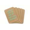 Pack of 25 Kraft Paper, Kraft Card, A6 300 g/m²,