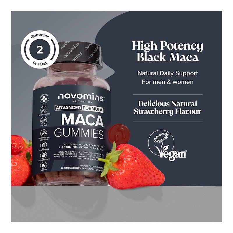 Novomins Maca 60 Gummies