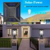 Solar Post Lights, Outdoor Post Lights Solar Powered, Waterproof Anti-Rust