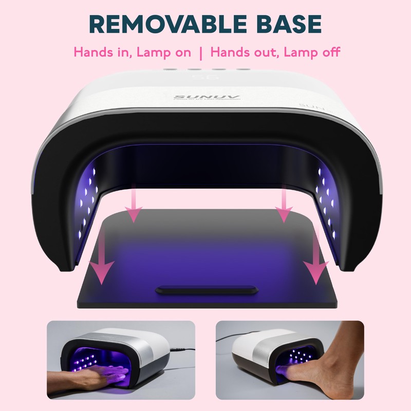 SUNUV SUN3 Professional UV Light for Gel Nails, LED Nail