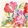 DESIGN DESIGN Pomegranate Bloom Beverage Shgaped Napkin, Party Supplies