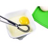 Stainless Steel Mini Spring Egg Beater Silicone Whisk Magic Hand