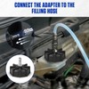 MR CARTOOL Automotive Brake Bleeder Kit 12PCS Master Cylinder Adapters