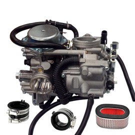 SVKZGFZ Carburetor for Honda Shadow ACE 750 VT750C VT750CD (1998-2003) Spirit 750 VT750DC (2001-2007) Replace #16100-MBA-671, with Air Filter & Intake Manifold Boots