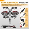 GOOACC RGB Truck Bed Light Strip 2PCS 60" 180 LEDs