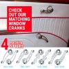 Autoloc Brushed Billet Aluminum Interior Car Door Handle Levers (Pair)