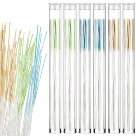 360 Pieces Ear Hole Floss Earrings Hole Cleaner Disposable Piercing Aftercare Cleaner Earrings Piercing Cleaning Line Ear Piercing Care Cleaning Tool for Women Men (Green, Blue, Brown)