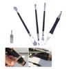 TUOREN Woodwind Instrument Repair Tools Double Head Spring Hook Leather