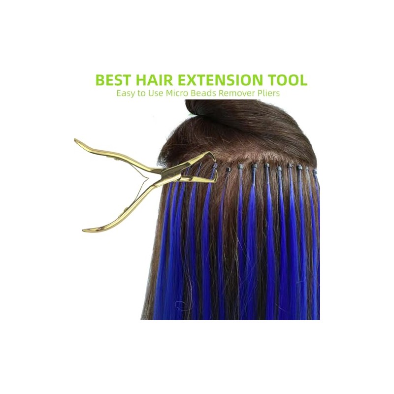 Kit de herramientas de extensión de cabello, extensiones de cabello