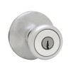 Kwikset Mobile Home Entry Knob in Satin Chrome