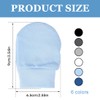 BIKPRST 6 Pairs Baby Gloves Cotton Mittens Anti-Grab Mittens For