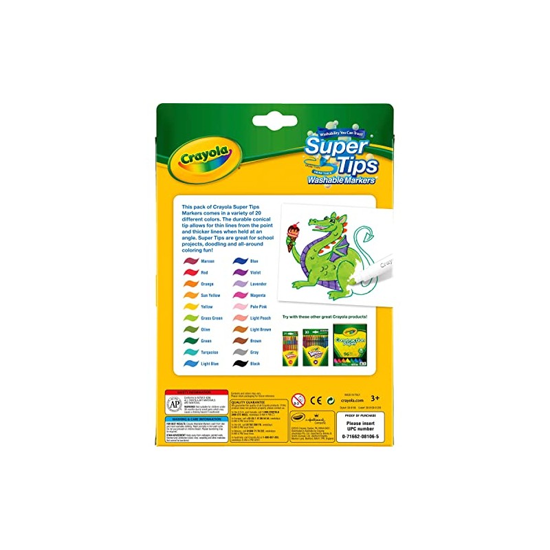 Crayola Super Tips Washable Markers