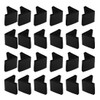 sourcing map 50mm x 50mm Angle Iron Foot Pads L