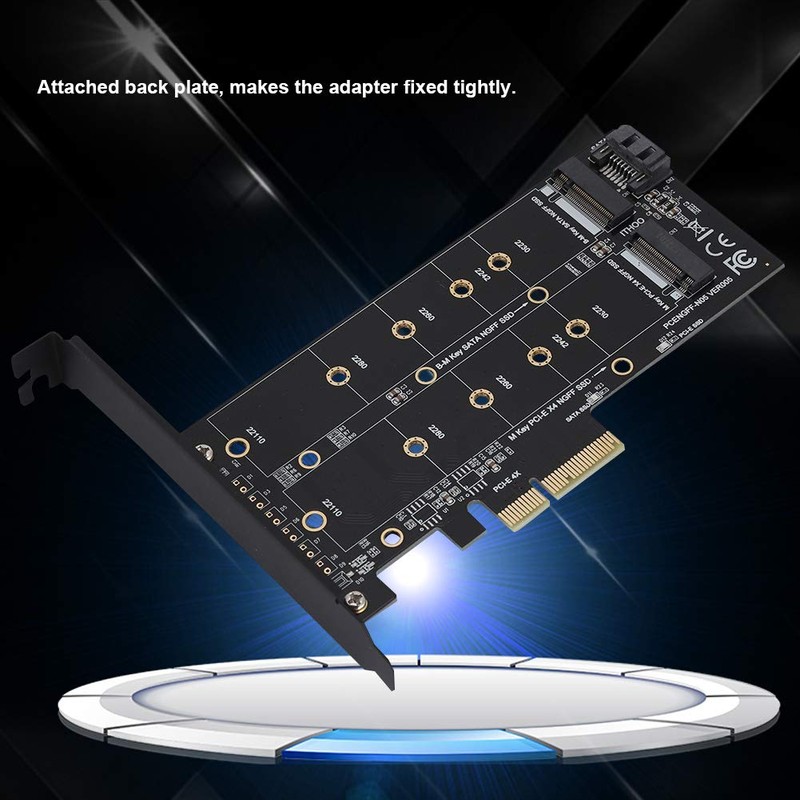 Annadue PCI-E 4X to M.2 Adapter Card, PCI-E Riser Card,