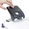 Rapesco X5-30ps Less Effort 2 Hole Punch, 30 Sheets, Black/Purple