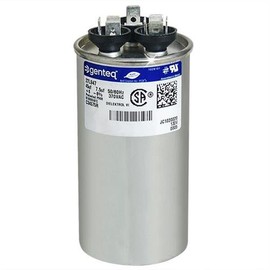 Service First - 45 + 7.5 uF MFD x 370 VAC Genteq Replacement Dual Capacitor Round # C34575R / 27L947