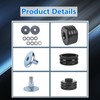 Weonefit KF04058BK Body Cab Mount Bushings Set Replacement for 1999-2007