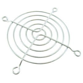 AABCOOLING Grill 80 Silver Metal Grill for 80 mm Fans, 80 mm Fan Grill, 80 mm Dust Filter, Fan Cover, Fan and Filter, Dust Filter, 80 mm Fan Filter
