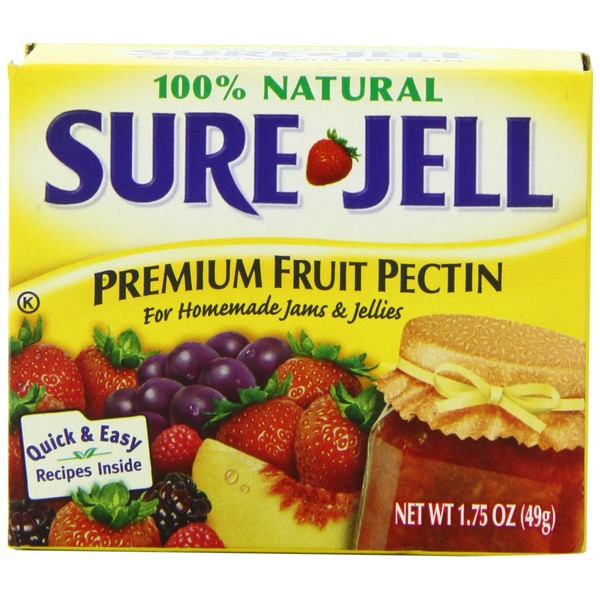 Sure Jell Premium Fruit Pectin (1.75 oz Jars, Pack of 4)