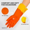USE FUN Dishwashing Cleaning Gloves (101/Large) - 100% Natural Latex,