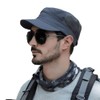 Pyrafox Men's Waterproof Army Cap M-XXL Large Head Military Hat,