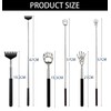 Telescoping Back Scratcher 3 Pack - Stainless Steel Extendable Scratcher