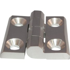 AISI 316 Stainless Steel Hinge Screw-On Hinge Stainless Steel 40 x 40 mm 270°